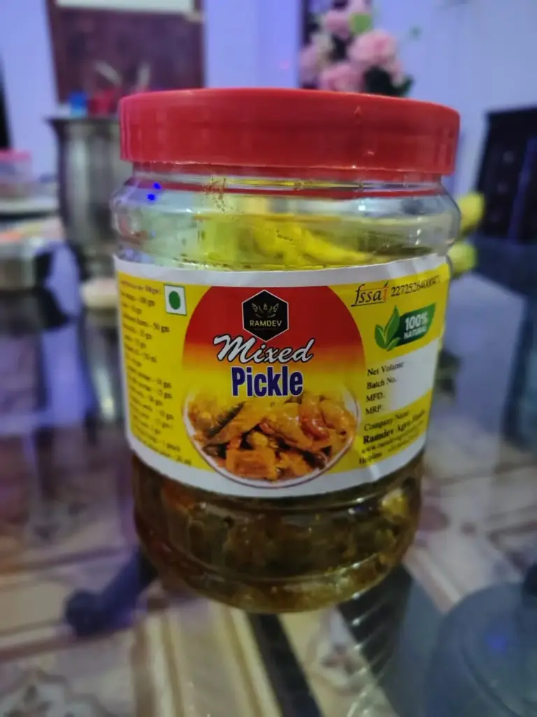 Mixed Pickle (No Preservative)